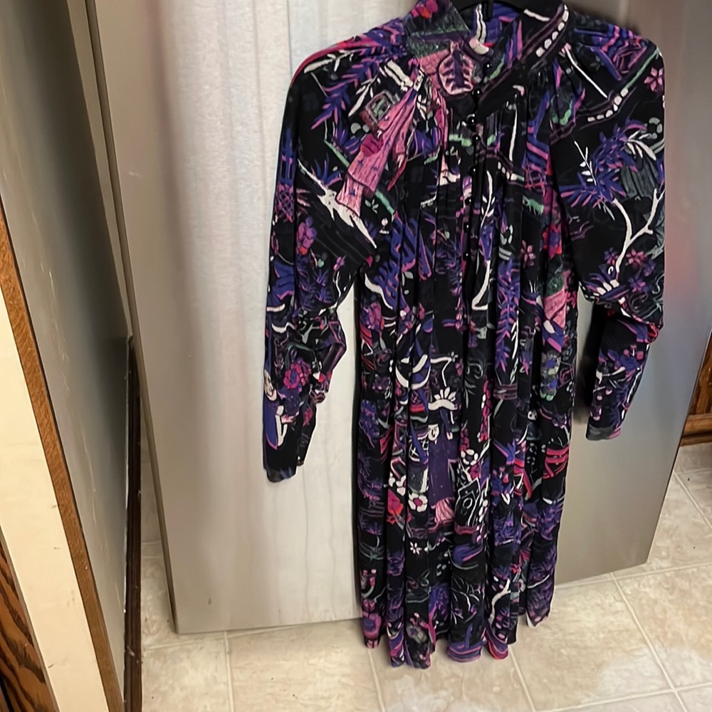 Vivienne Tam printed long sleeve dress